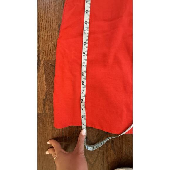 Lovers + Friends Wendy Linen Mini Dress Size Small Revolve Red Cocktail 1757 - Picture 11 of 12